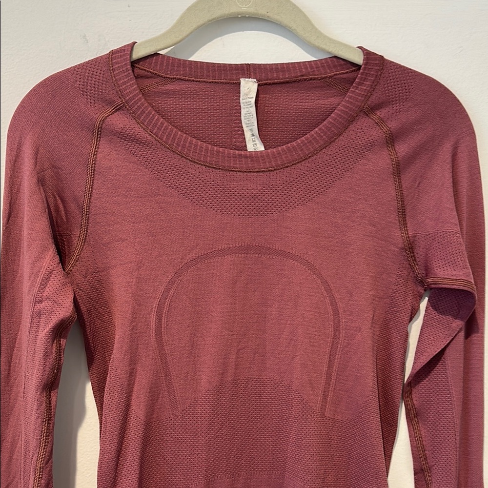 Lululemon Women's Pink Long Sleeve Top